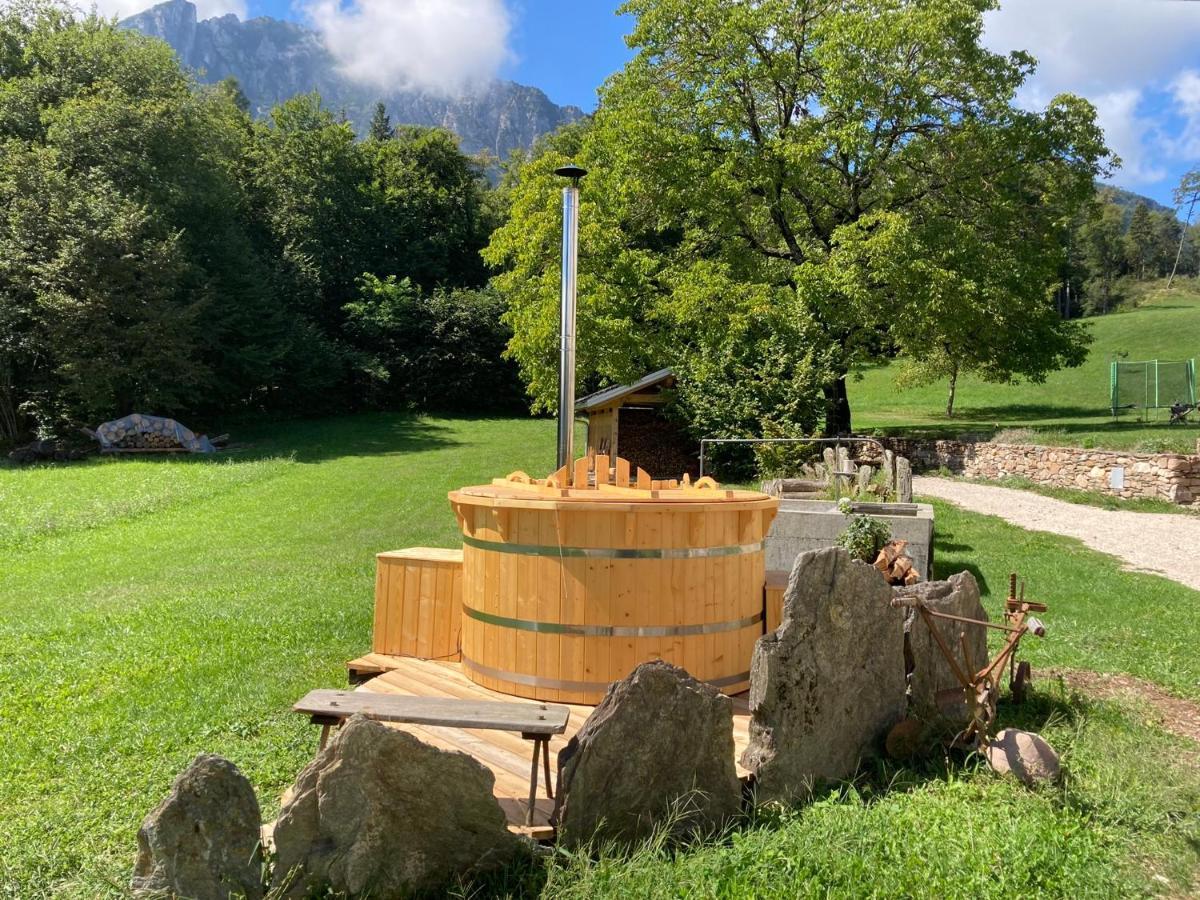 Camera De Le Rondole, Maso Postel - 500 Mt Strada Sterrata Pergine Valsugana Eksteriør billede
