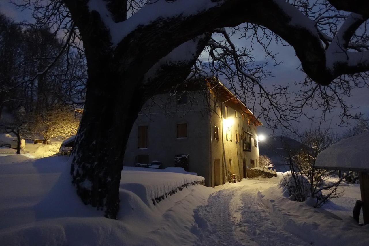 Camera De Le Rondole, Maso Postel - 500 Mt Strada Sterrata Pergine Valsugana Eksteriør billede